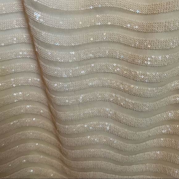 Lulus cream sequin dress. Size XL. - Picture 3 of 11